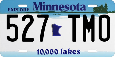 MN license plate 527TMO