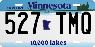 MN license plate 527TMQ