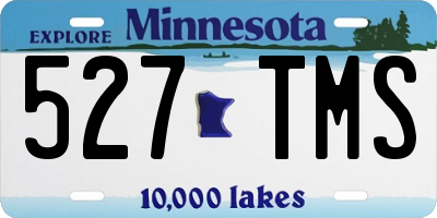 MN license plate 527TMS