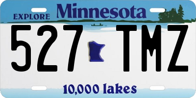 MN license plate 527TMZ