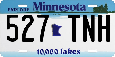 MN license plate 527TNH