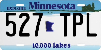 MN license plate 527TPL