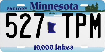 MN license plate 527TPM