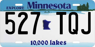 MN license plate 527TQJ