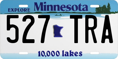 MN license plate 527TRA