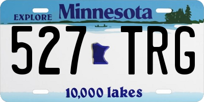 MN license plate 527TRG