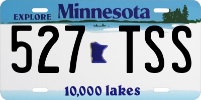 MN license plate 527TSS