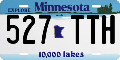 MN license plate 527TTH