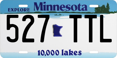 MN license plate 527TTL