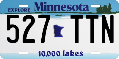 MN license plate 527TTN
