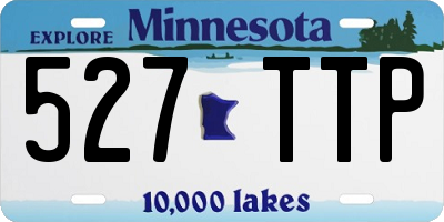MN license plate 527TTP