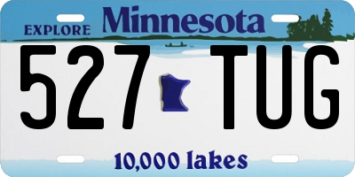 MN license plate 527TUG
