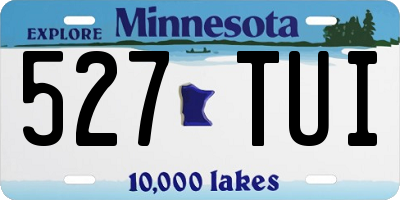 MN license plate 527TUI
