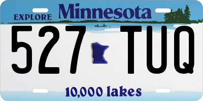 MN license plate 527TUQ