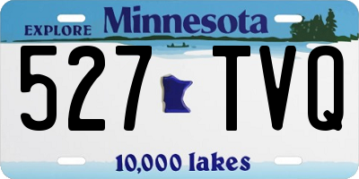 MN license plate 527TVQ