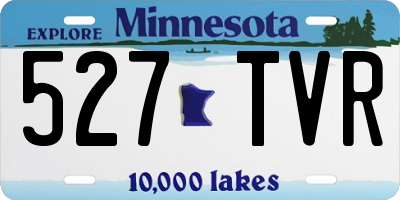 MN license plate 527TVR