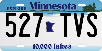 MN license plate 527TVS