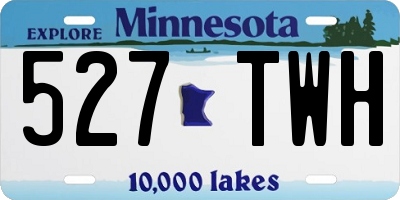MN license plate 527TWH