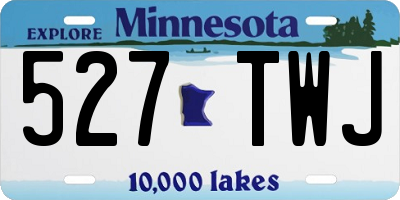 MN license plate 527TWJ