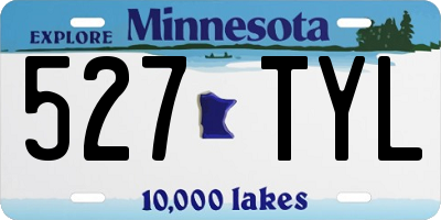 MN license plate 527TYL