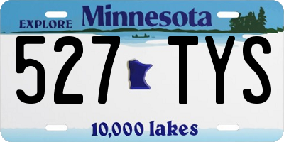 MN license plate 527TYS