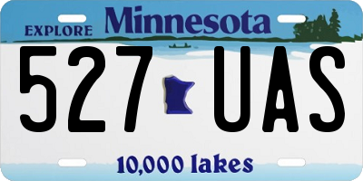 MN license plate 527UAS