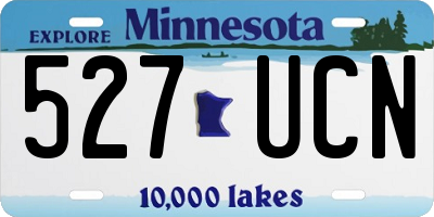 MN license plate 527UCN