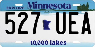 MN license plate 527UEA