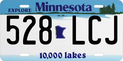 MN license plate 528LCJ