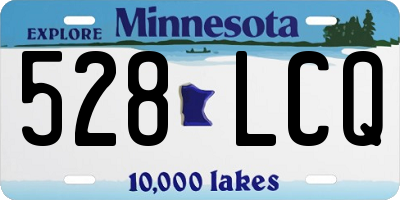 MN license plate 528LCQ