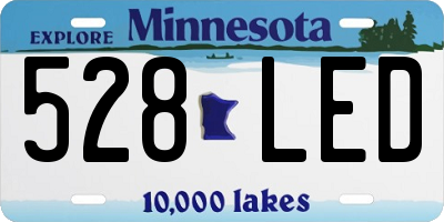 MN license plate 528LED