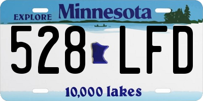MN license plate 528LFD