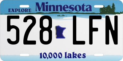 MN license plate 528LFN