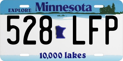 MN license plate 528LFP