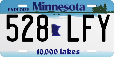 MN license plate 528LFY