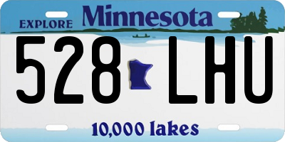 MN license plate 528LHU
