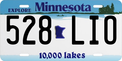 MN license plate 528LIO