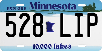MN license plate 528LIP