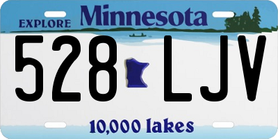 MN license plate 528LJV