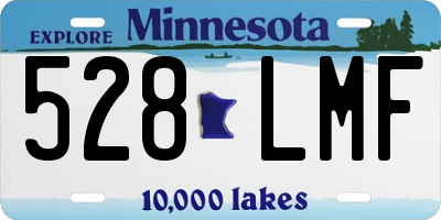 MN license plate 528LMF