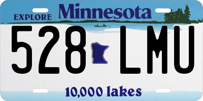 MN license plate 528LMU