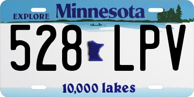 MN license plate 528LPV