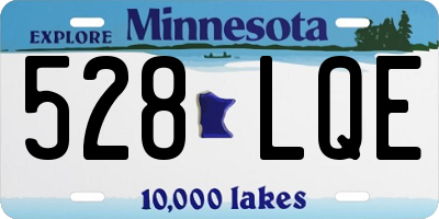 MN license plate 528LQE