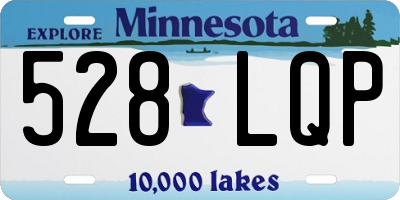 MN license plate 528LQP