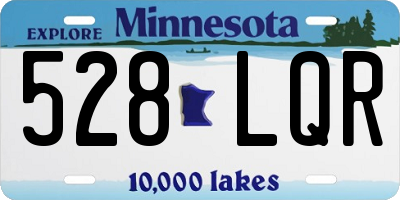 MN license plate 528LQR