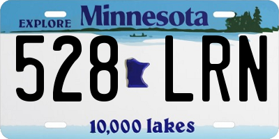 MN license plate 528LRN