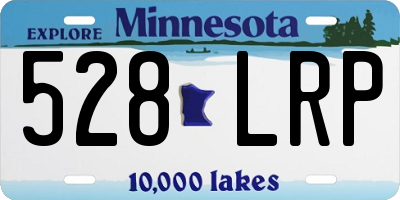 MN license plate 528LRP