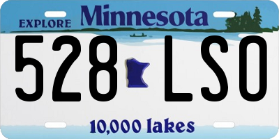 MN license plate 528LSO