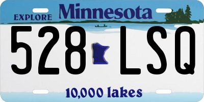 MN license plate 528LSQ