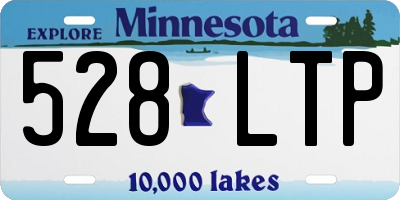 MN license plate 528LTP